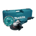 Amoladora Makita 230mm 2200W con maletín y disco diamante GA9020RKD