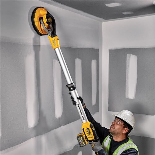 Ponceuse Pladur Girafe Télescopique sans balais XR 18V ​​avec 2 batteries 6,0Ah Dewalt DCE800T2