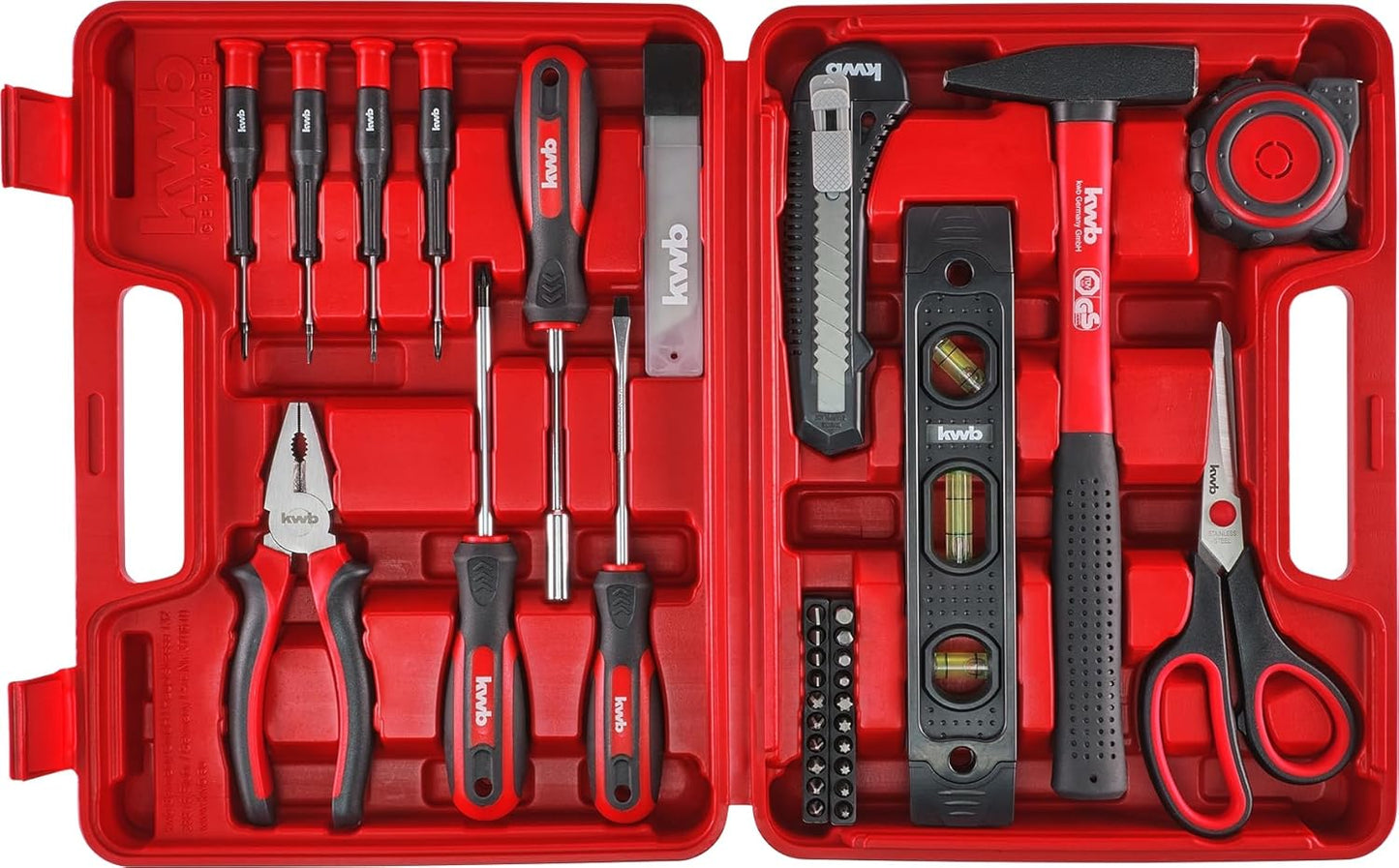 KWB 49370610 Mallette à outils avec 35 outils