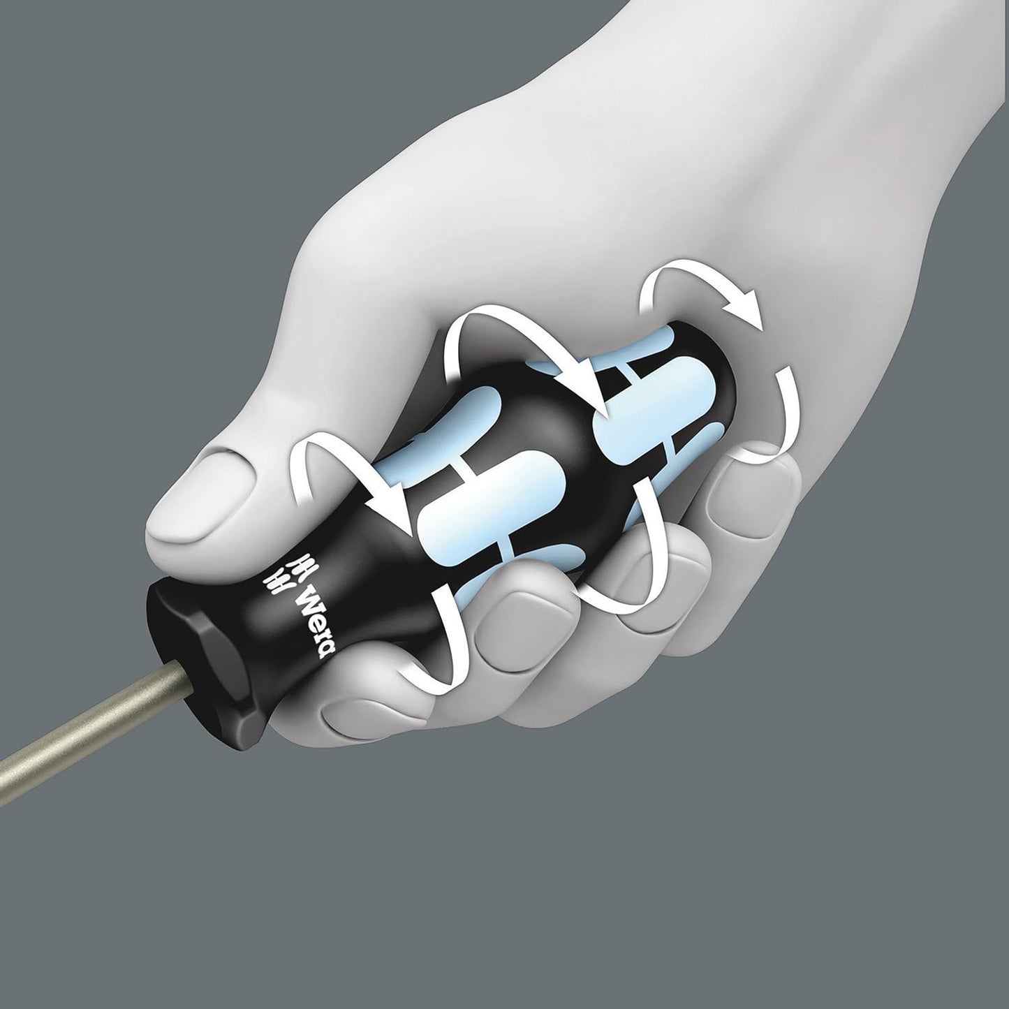 Tournevis en acier inoxydable pour vis à fente Wera 3334