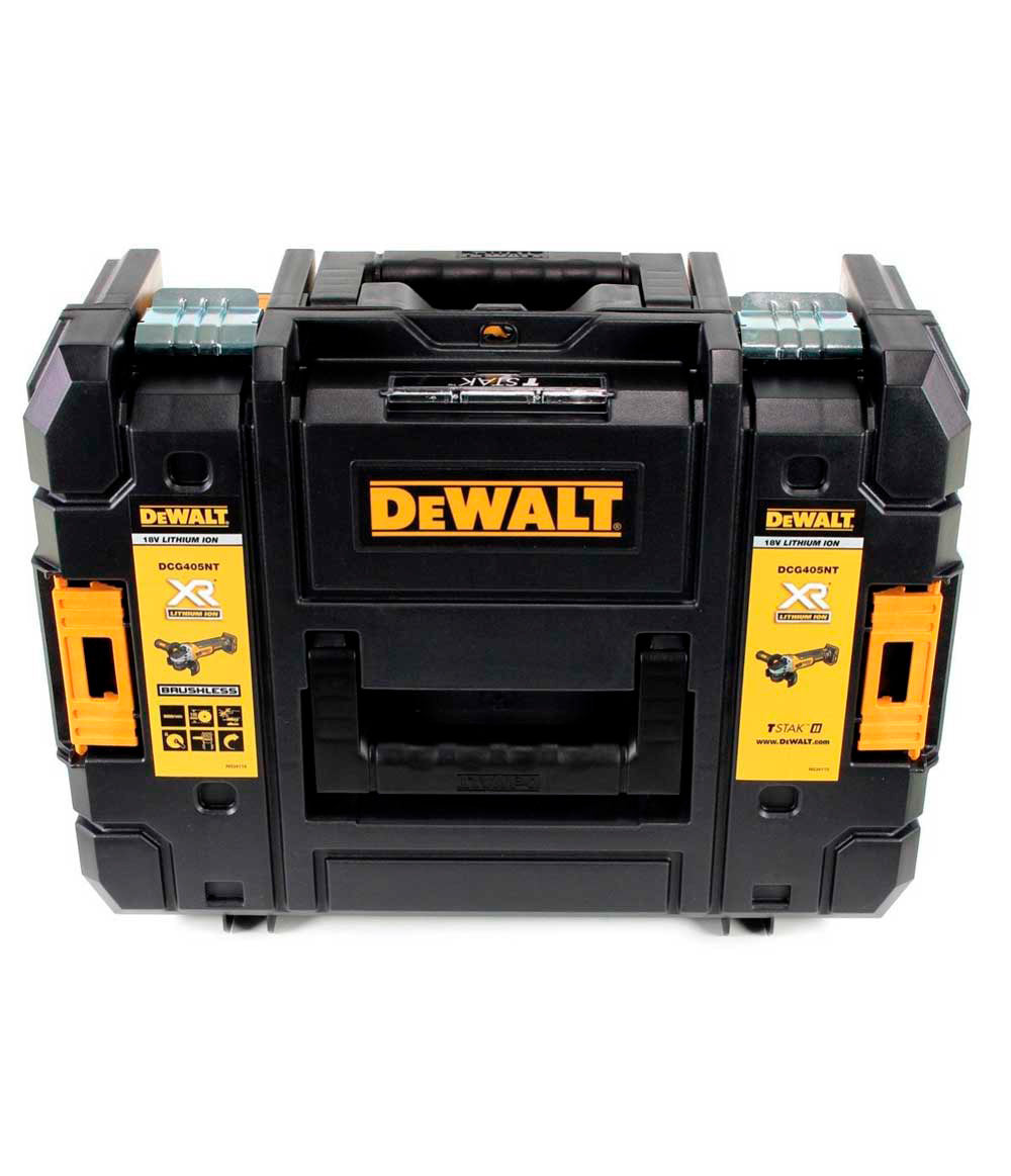 Meuleuse 18 V XR sans balais 125 mm avec 2 batteries 5 Ah et boîtier Dewalt DCG405P2