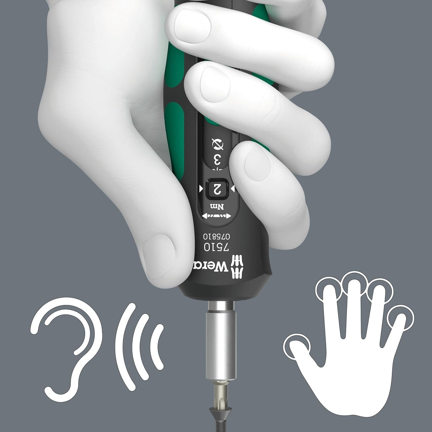 Jeu d'outils 14 pièces pour plaquettes de tournage Wera 7510/14 Safe-Torque Speed