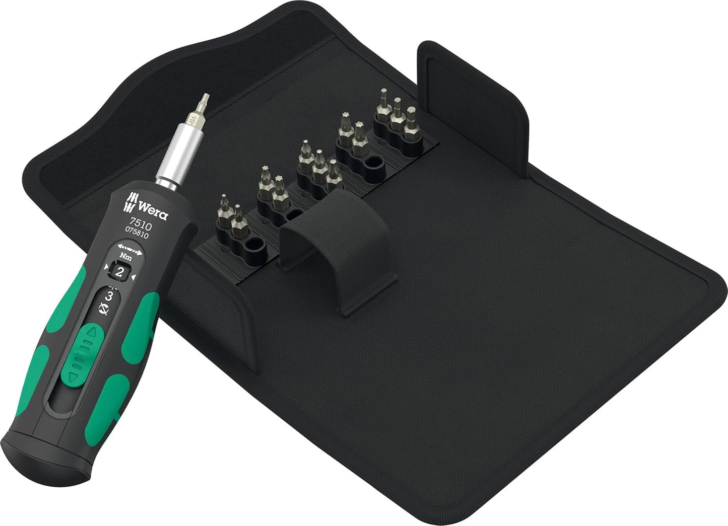 Jeu d'outils 14 pièces pour plaquettes de tournage Wera 7510/14 Safe-Torque Speed