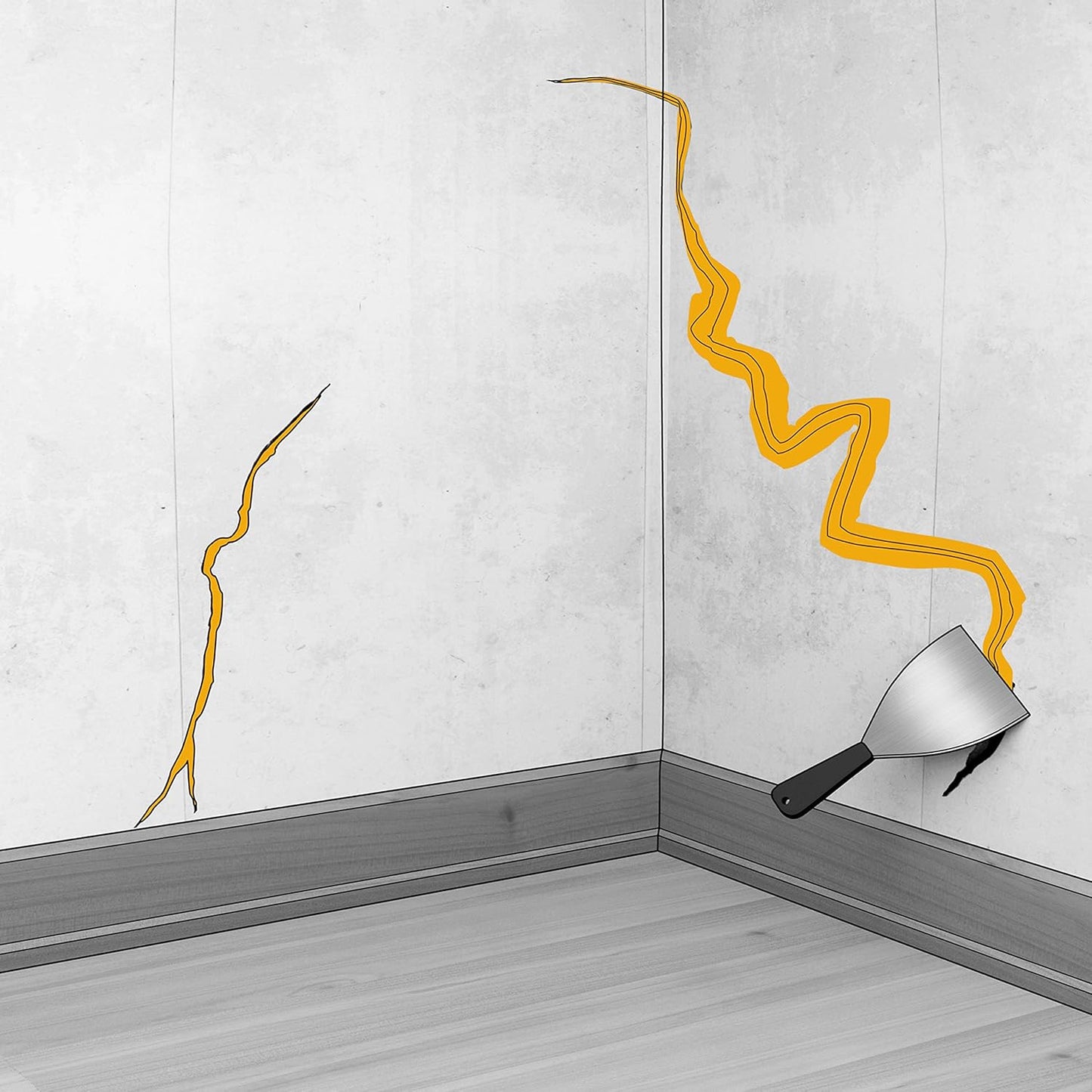Pâte prête à l'emploi avec fibres SikaWall-303 Fiber Plus Sika