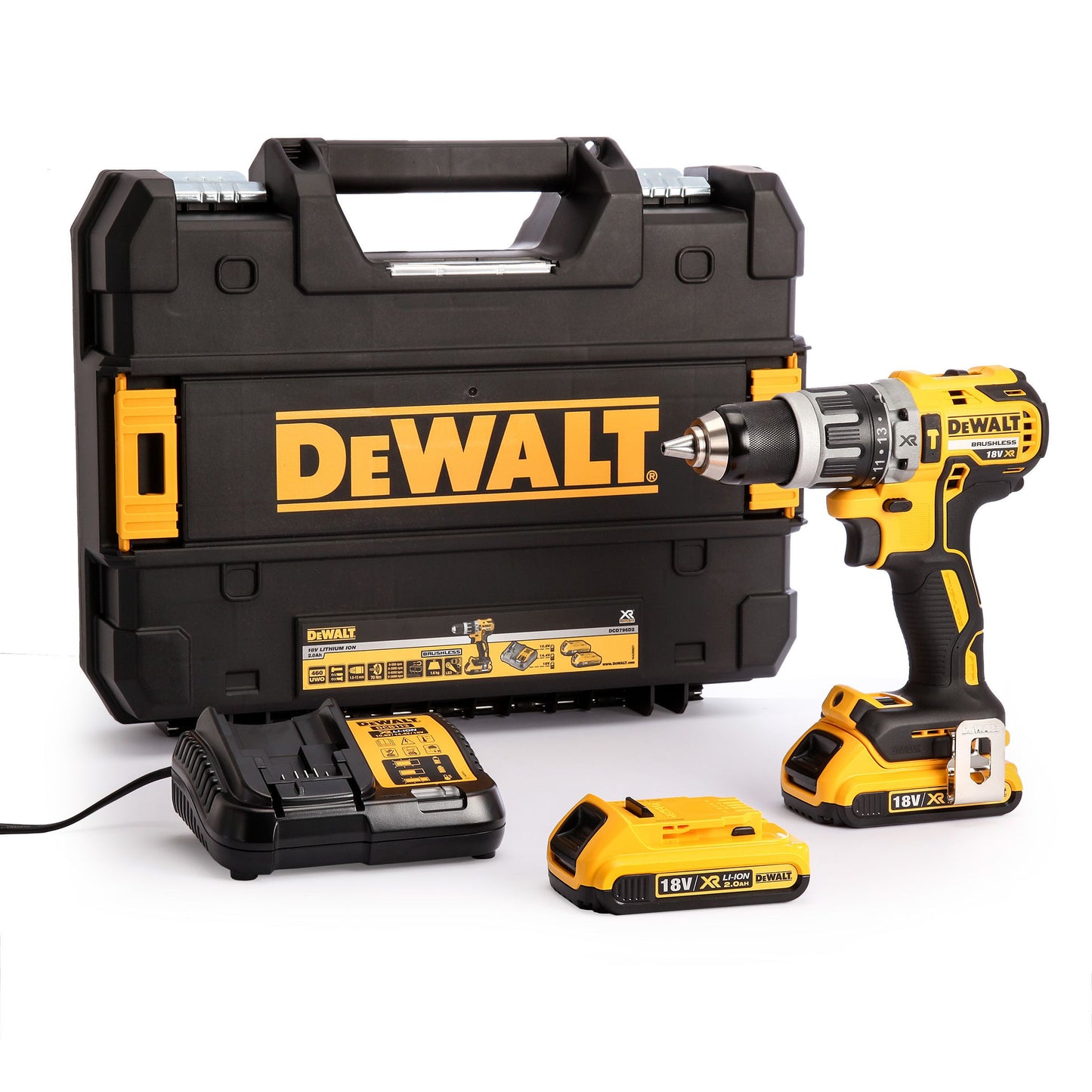 Dewalt DCD796D2 Perceuse XR sans balais 18 V