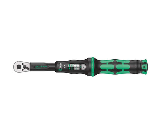Clé dynamométrique à cliquet réversible 2,5-25Nm Wera Click-Torque A 5 réf.075604