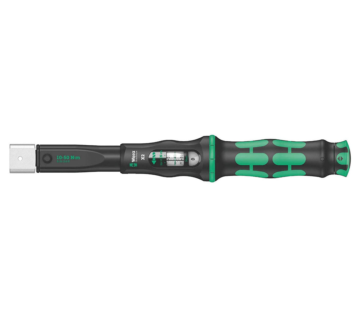 Clé dynamométrique pour outils d'insertion 10-50 Nm Wera Click-Torque X 2 réf.075652
