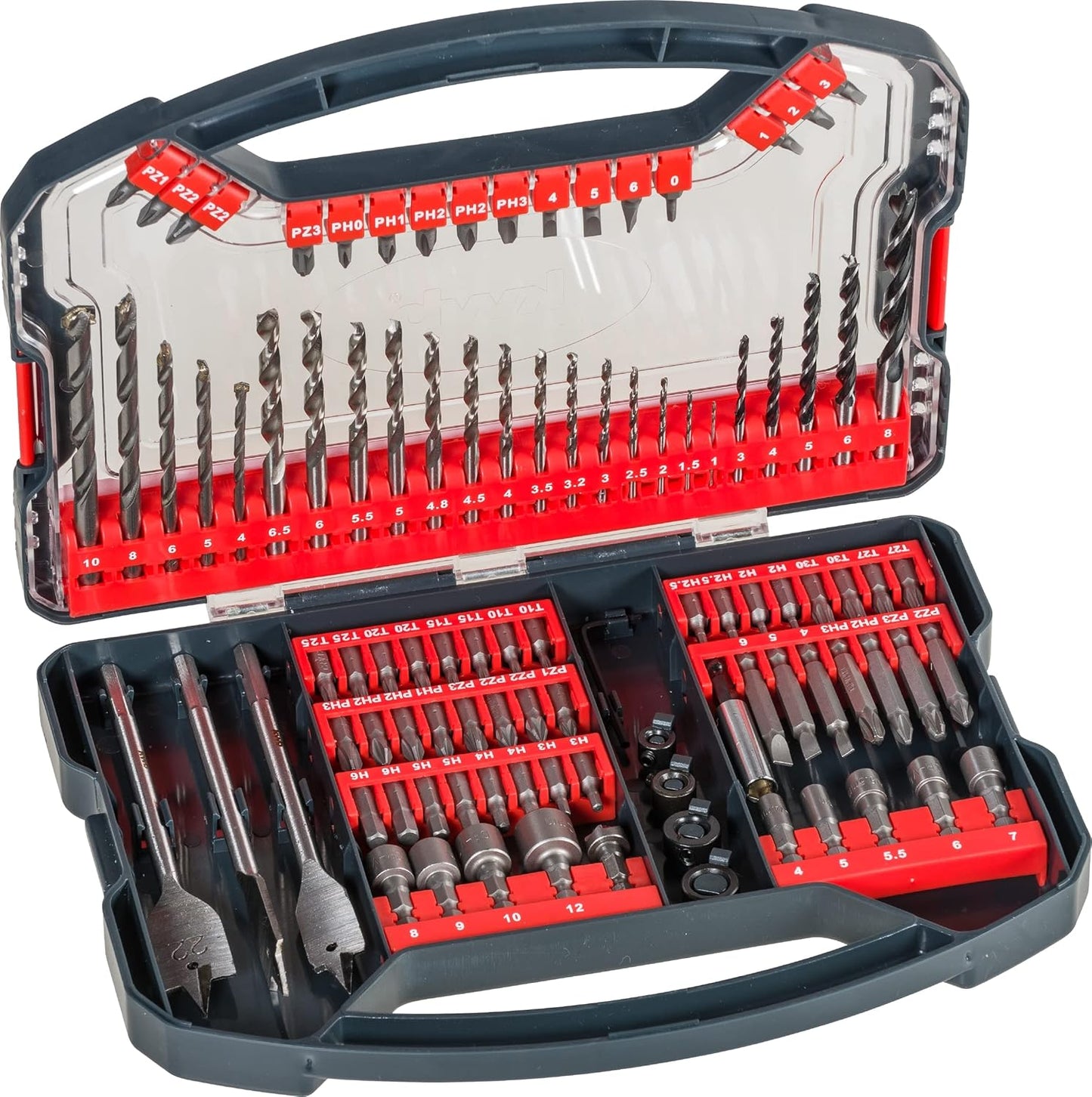 Set 101pcs de brocas y puntas KWB 49109110