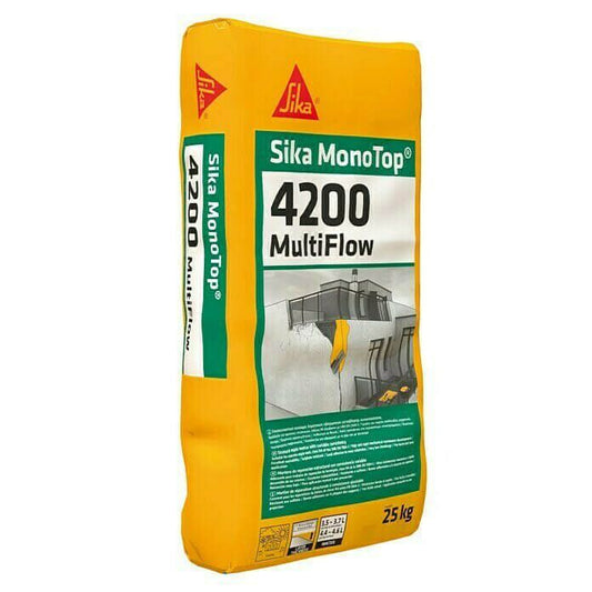 Saco Mortero de Reparación Estructural con Consistencia variable Sika MonoTop-4200 Multiflow SIKA - 1