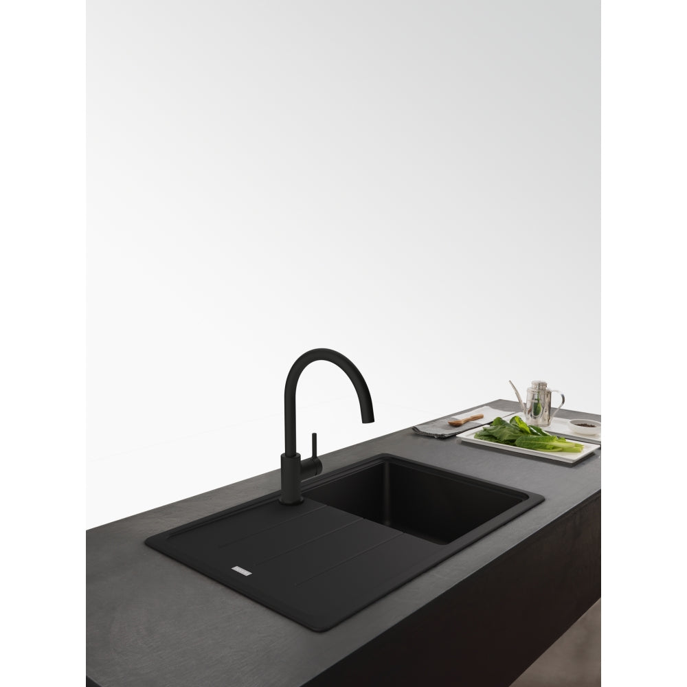 Grifo de cocina Lina XL Swivel Negro Mate Franke 115.0626.019