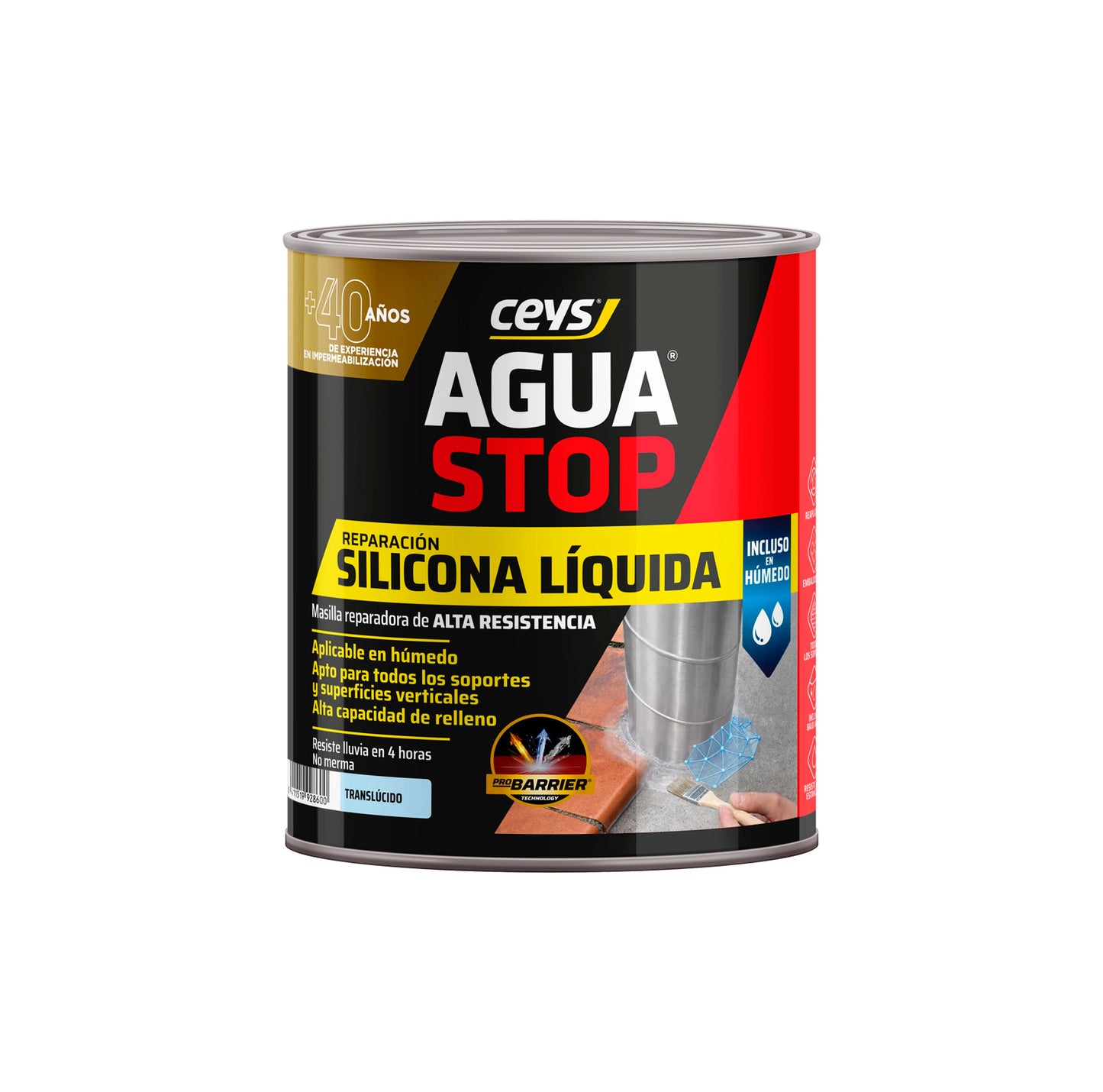 Silicone liquide translucide Aguastop Ceys