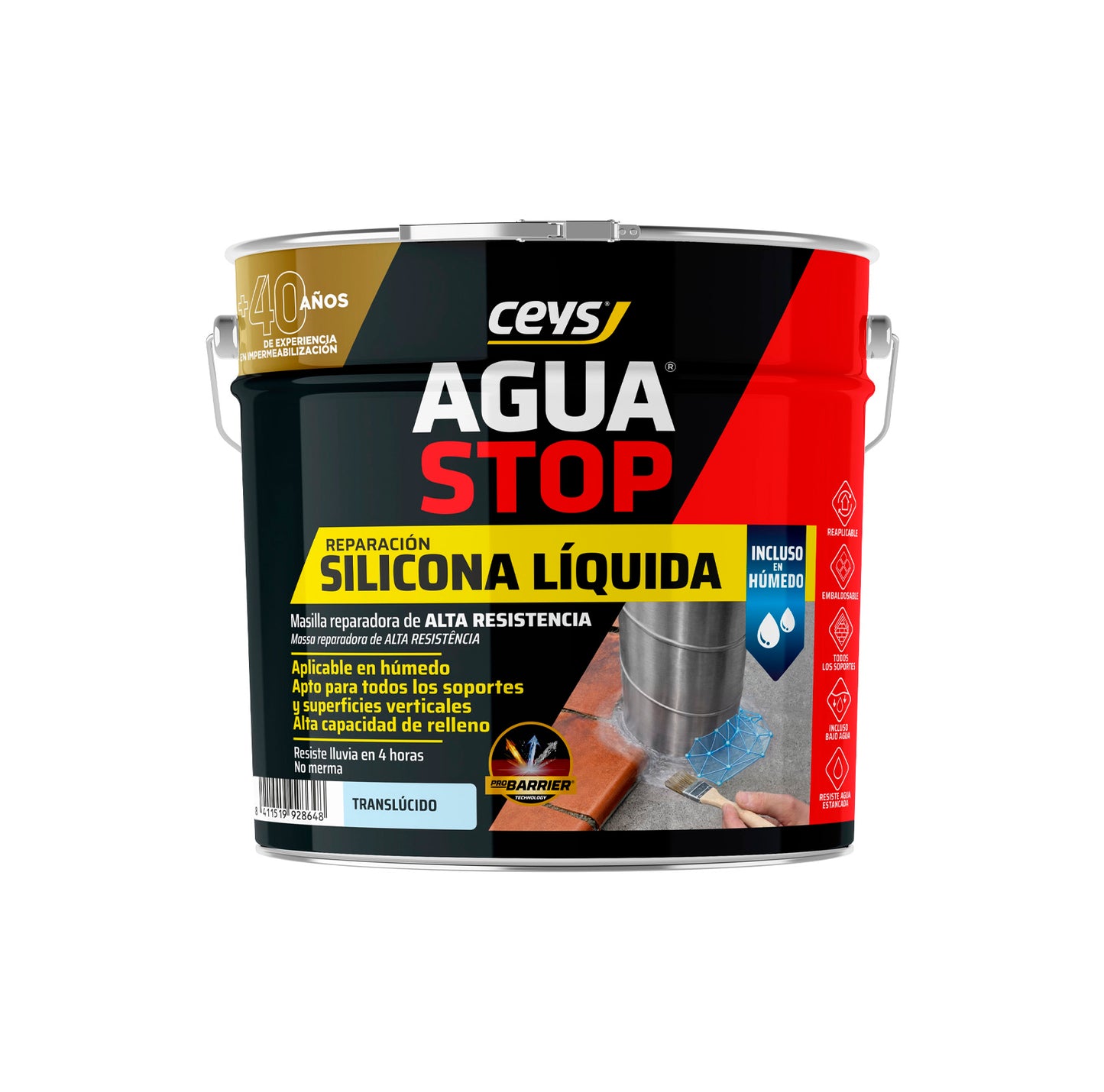 Silicone liquide translucide Aguastop Ceys
