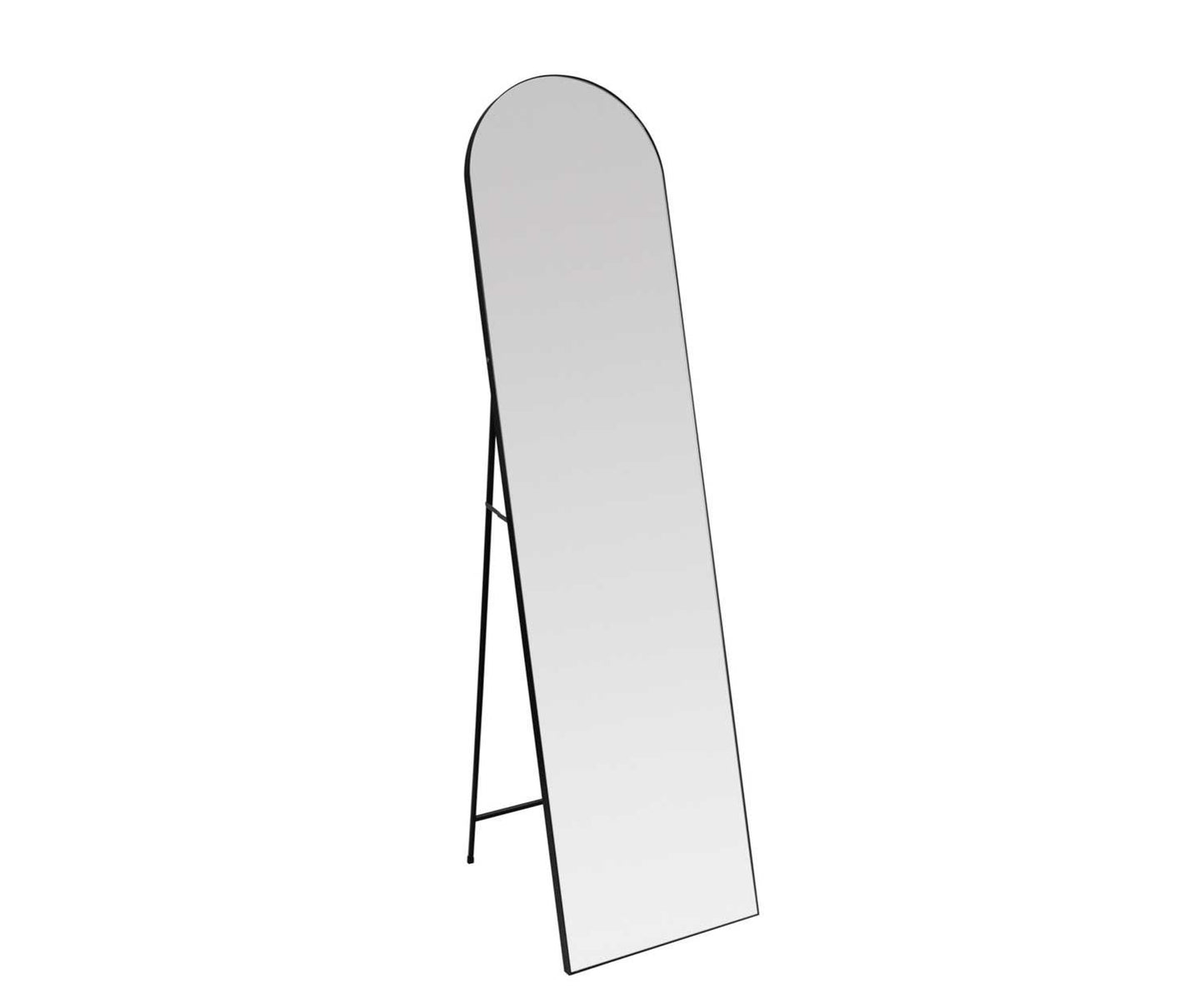 Espejo de Pie Aluminio Negro 40x160cm Andrea House