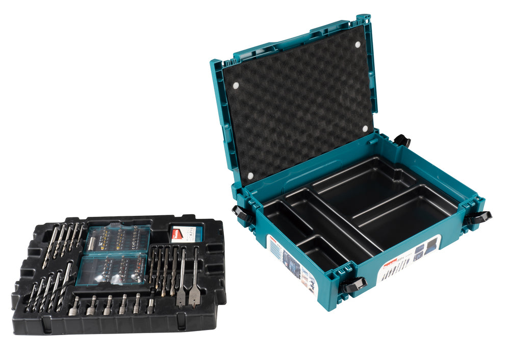 Makita B-49638 Mallette d'accessoires Makpac 69 pièces