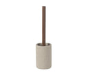Escobilla poliresina con textura Ø9x36cm Andrea House