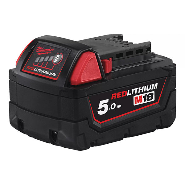 Marteau combiné SDS-PLUS 2.3J M18 25mm + 2bat 5Ah + Chargeur + Mallette Milwaukee M18 BLH-502X