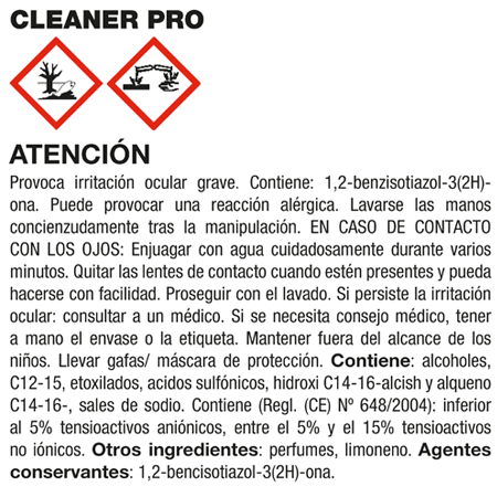 Bote Limpiador de suelo Universal 1L Fila CLEANER PRO