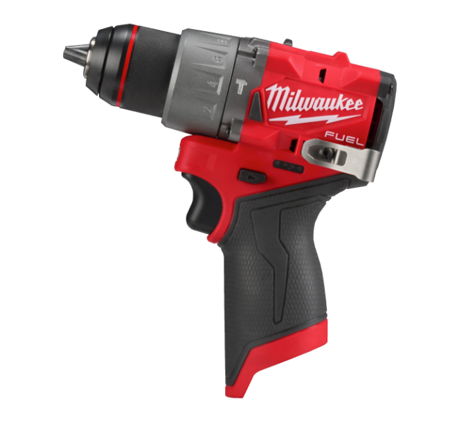 Pack d’outils : perceuse à percussion + visseuse à chocs + 2 batteries de 4,0 Ah + chargeur + mallette Milwaukee M12 FPP2A2-402X