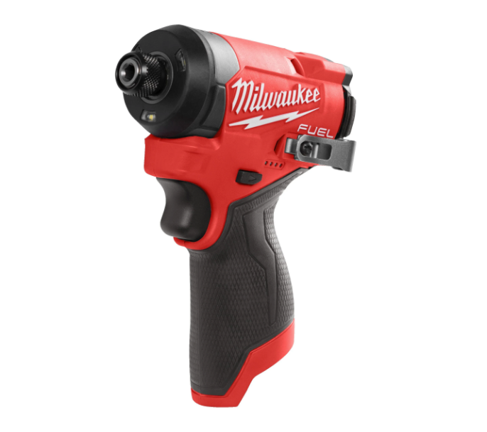 Pack d’outils : perceuse à percussion + visseuse à chocs + 2 batteries de 4,0 Ah + chargeur + mallette Milwaukee M12 FPP2A2-402X