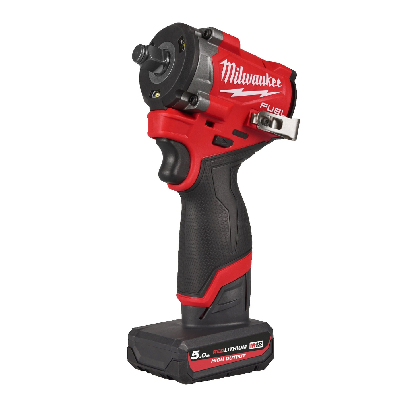 Clé à chocs M12 + 2bat 5.0Ah + Chargeur + Mallette Milwaukee M12 FCIWF12G3-502X