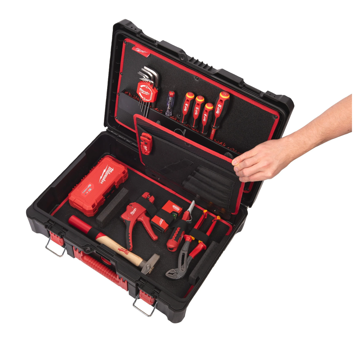 PACKOUT Set Electricista 62 piezas Milwaukee