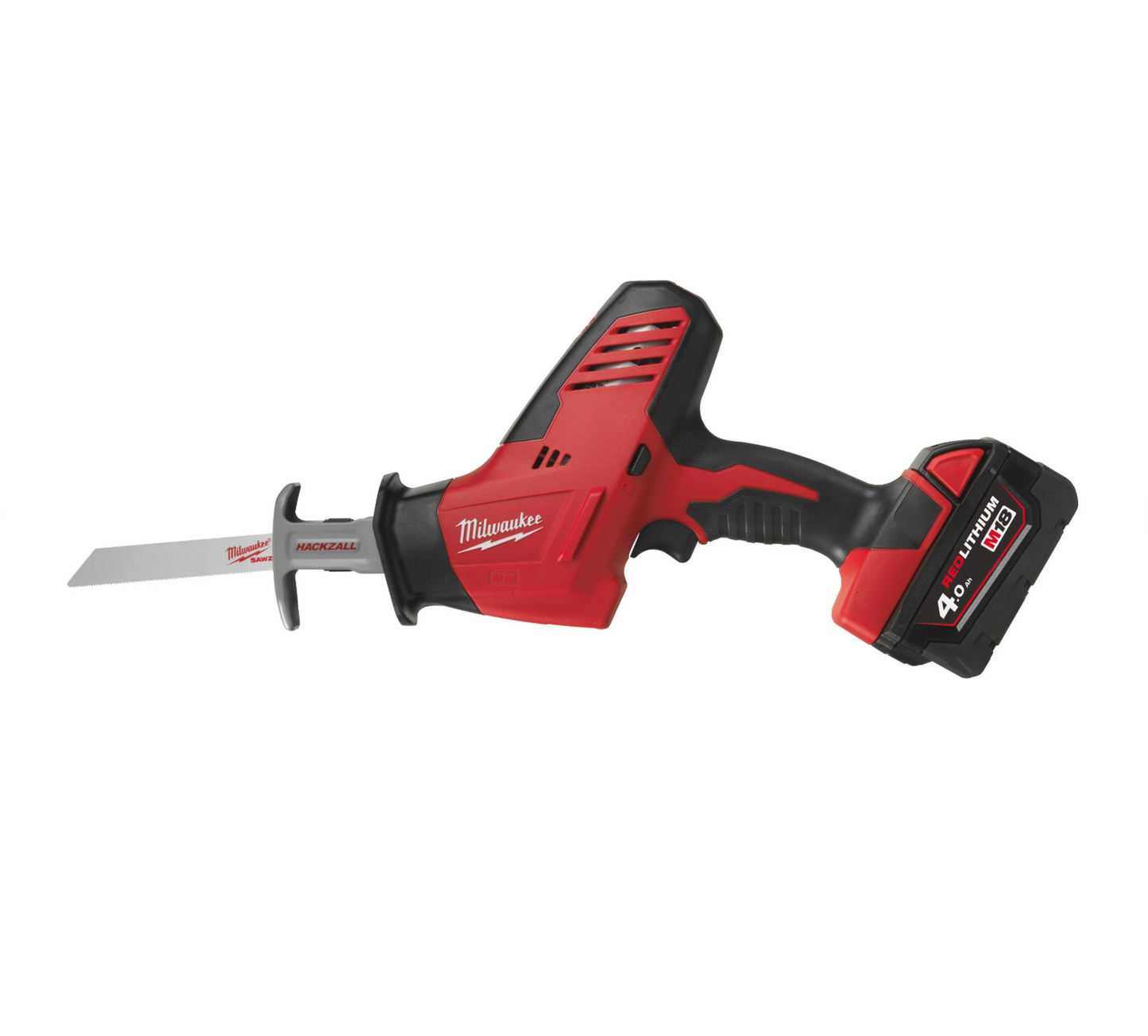 Scie sauteuse Milwaukee C18 HZ-402B M18 avec 2 batteries 4 Ah, chargeur et sac de transport