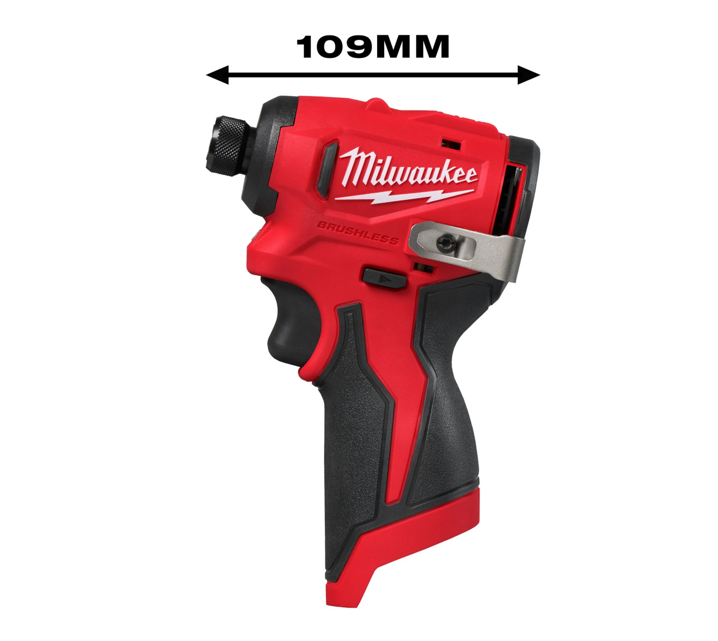 Visseuse à chocs sub-compacte M12 1/4" hex 124Nm Milwaukee M12 BLIDRC-0