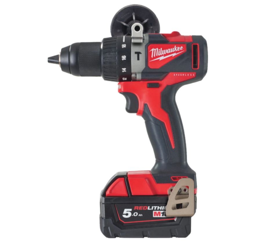 Pack de 3 outils + 3 batteries de 5 Ah + chargeur + mallettes Milwaukee M18 FPP3AG-503X