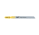Pack de 5 lames de scie sauteuse pour plans de travail et stratifiés, 75 × 2,5 mm, type T 101 BR, Milwaukee
