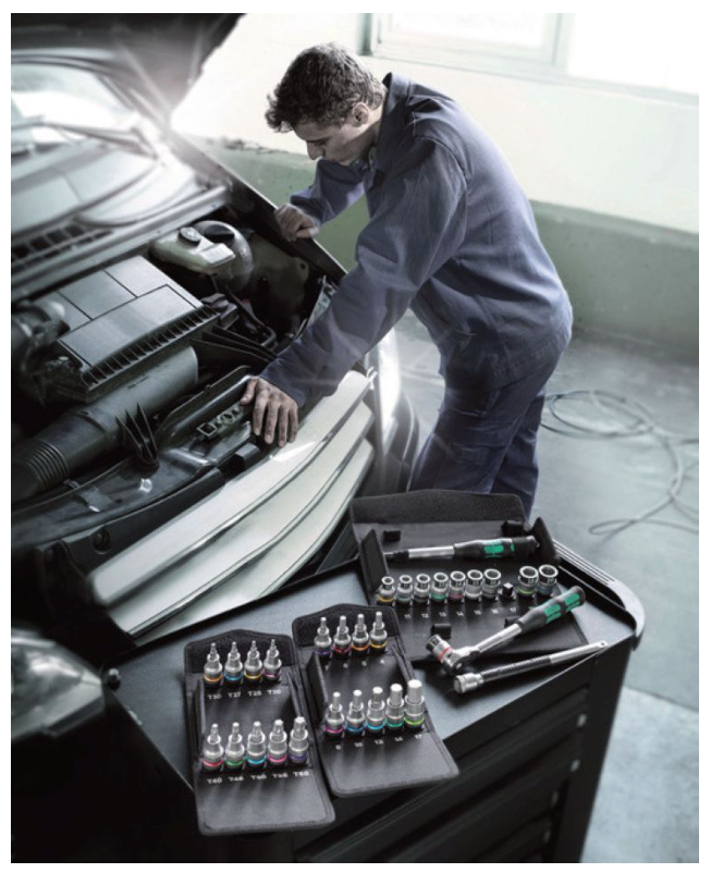 Jeu de 9 douilles hexagonales Zyklop avec fonction de maintien Wera 8740 C HF 1
