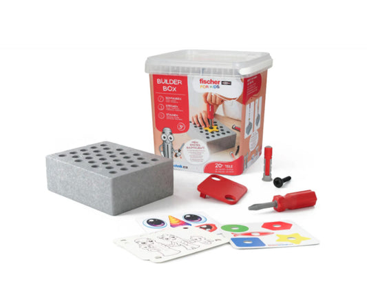 Jeu de construction et de vissage pour enfants Fischer for Kids +3 ans Builder-Box 579435