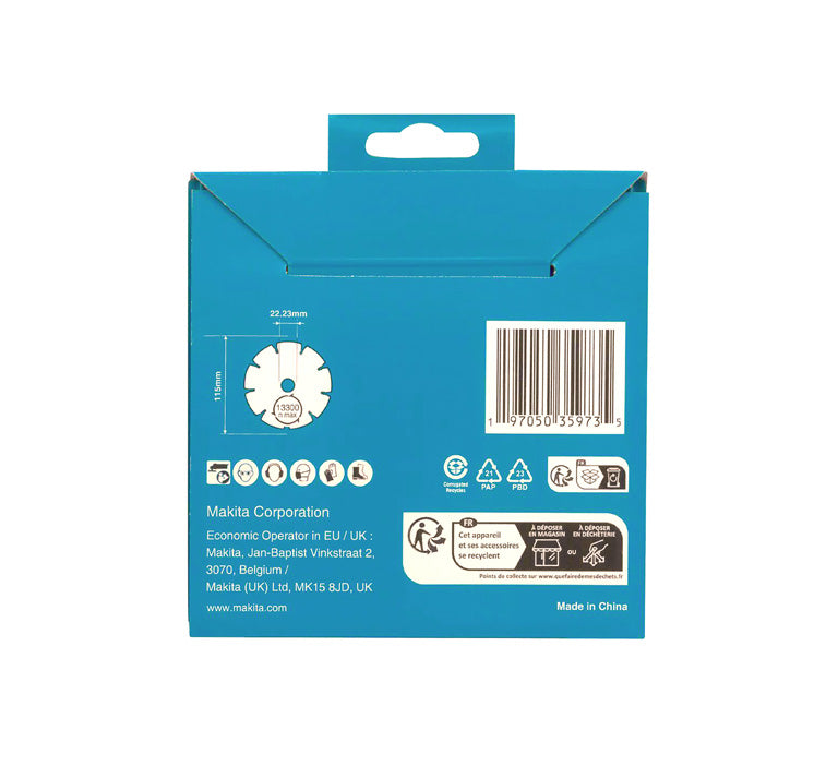 Disque diamant Diamak 115mm Makita D-80070