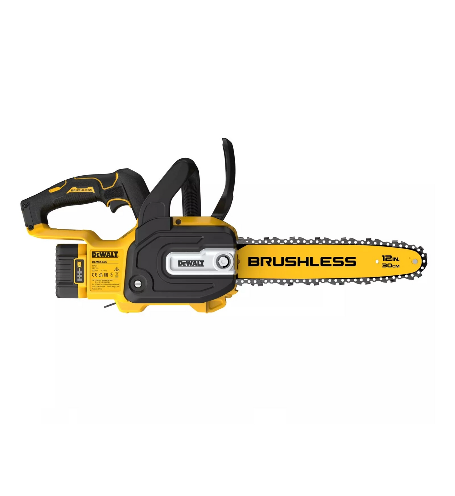 Tronçonneuse compacte Dewalt XR 18 V 30 cm avec batterie et chargeur DCMCS565P1