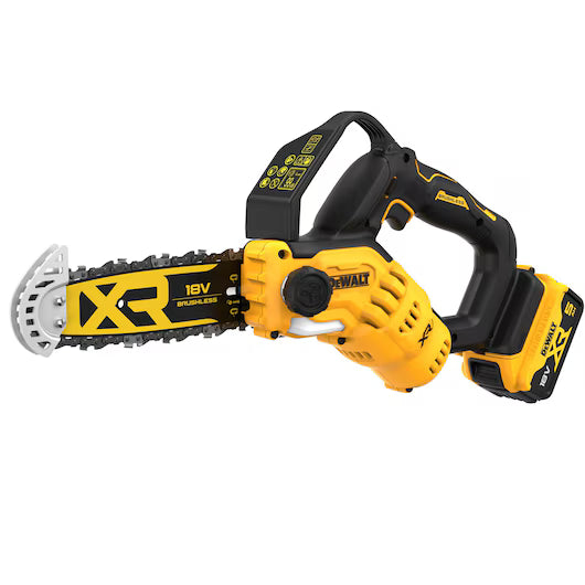 Scie d'élagage XR 18V 20cm + batterie 5Ah + Chargeur Dewalt DCMPS520P1