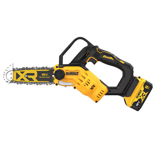 Scie d'élagage XR 18V 20cm + batterie 5Ah + Chargeur Dewalt DCMPS520P1