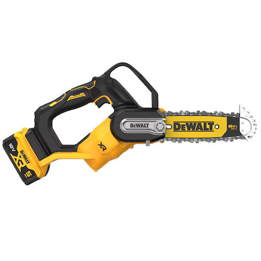 Scie d'élagage XR 18V 20cm + batterie 5Ah + Chargeur Dewalt DCMPS520P1