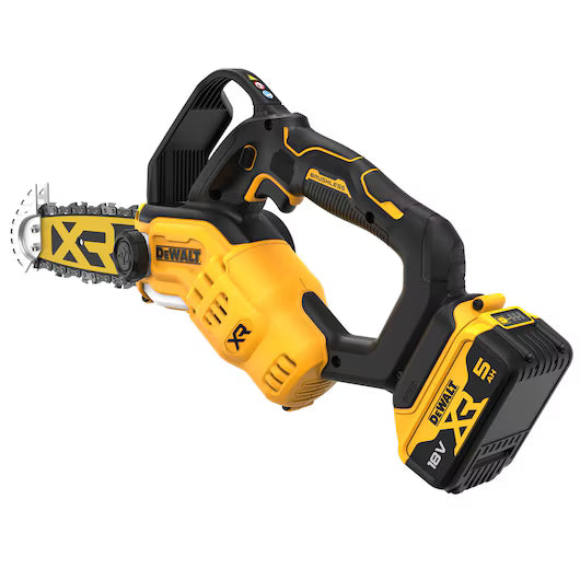 Scie d'élagage XR 18V 20cm + batterie 5Ah + Chargeur Dewalt DCMPS520P1