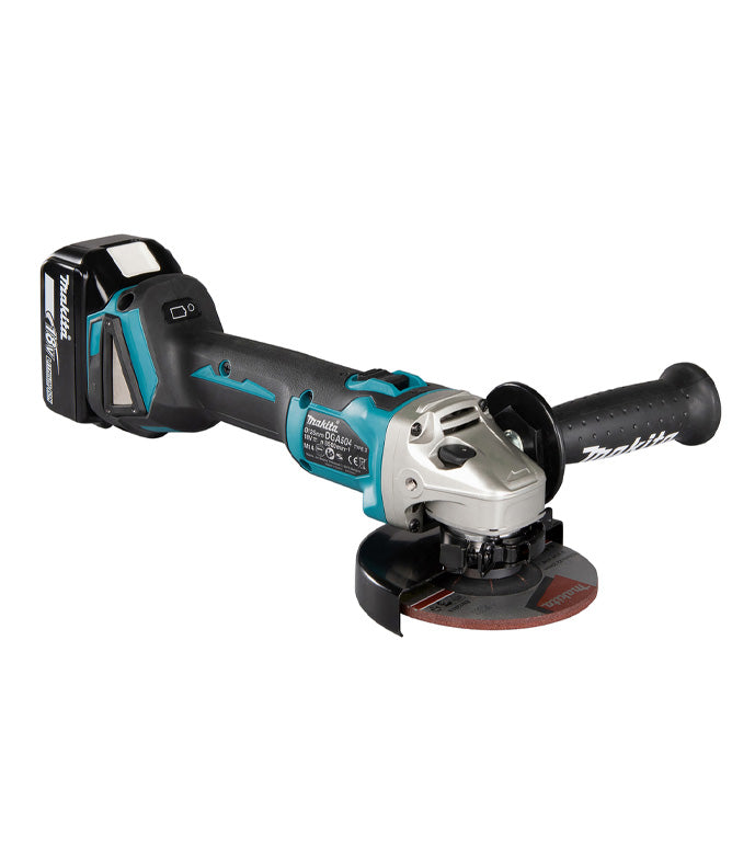 Kit combiné Makita DLX2552TJ 18V : Perceuse DHP492 + Meuleuse DGA504 + 2 batteries 5 Ah + Chargeur + Coffret de transport