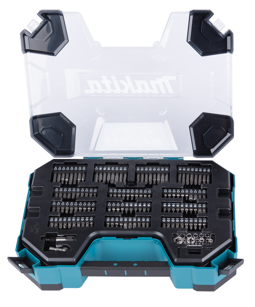 Makita Maccess Jeu de forets et d'embouts de tournevis (200 pièces) E-22610