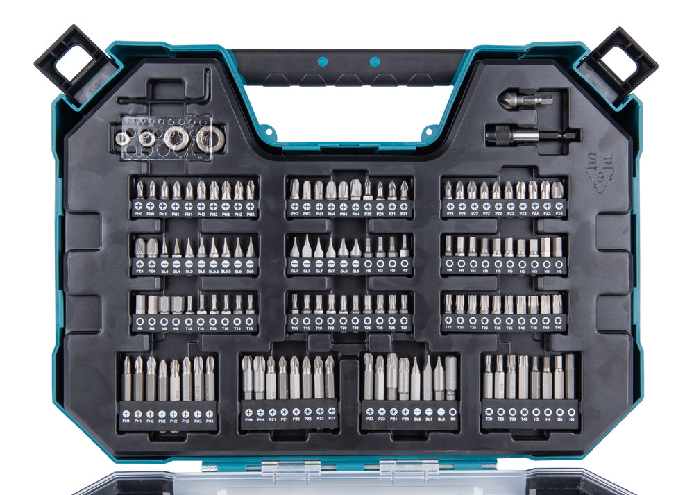 Makita Maccess Jeu de forets et d'embouts de tournevis (200 pièces) E-22610