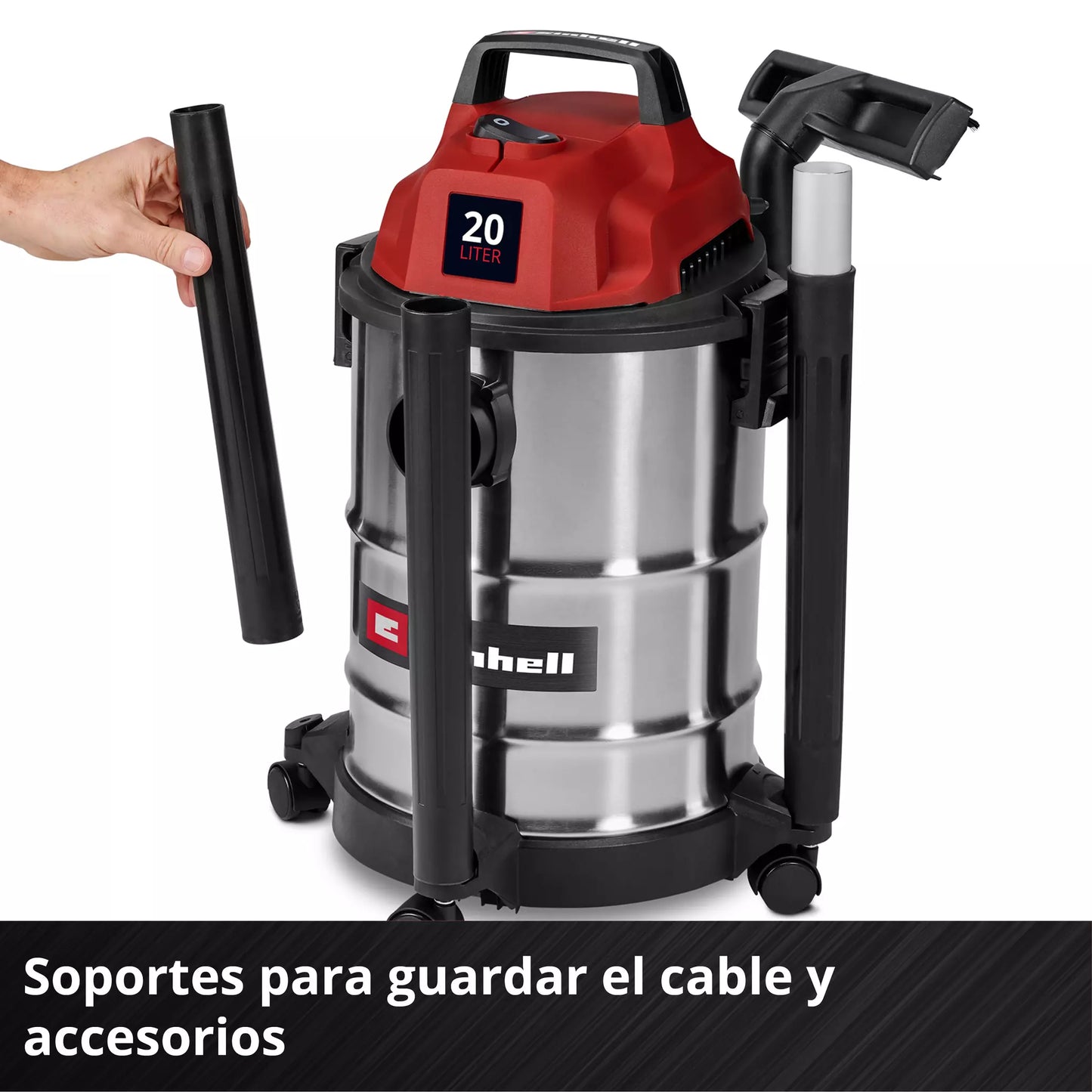 Aspirador en seco y húmedo 20L 900W Einhell TC-VC 2045 S