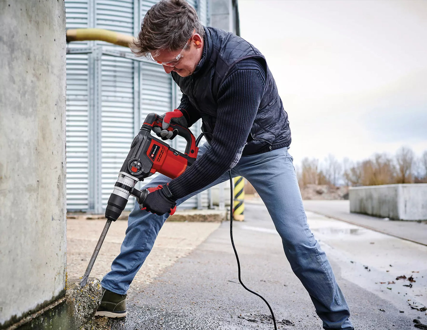 Marteau perforateur SDS-max 1050 W 10 J Einhell TE-RH 40 3F