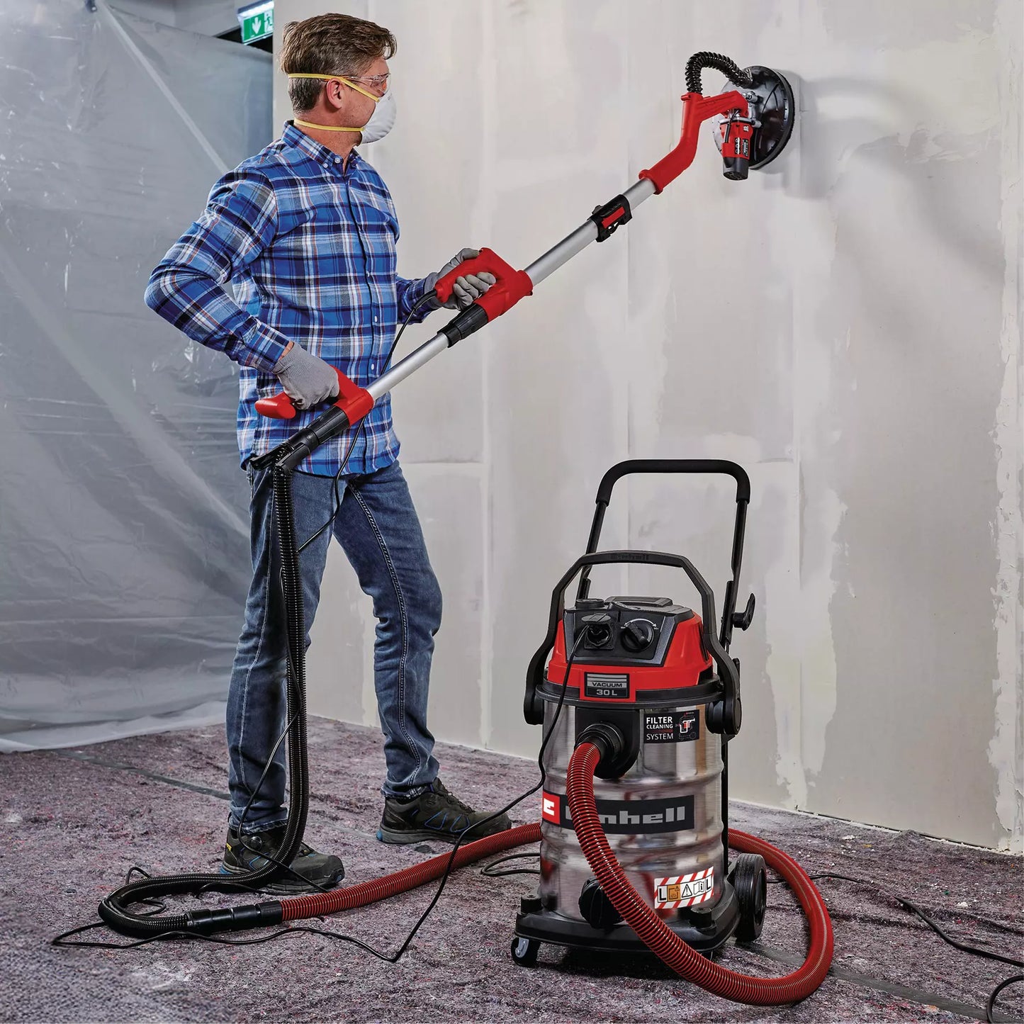 Aspirador en seco y húmedo 30L 1150W Einhell TE-VC 3080 SACL
