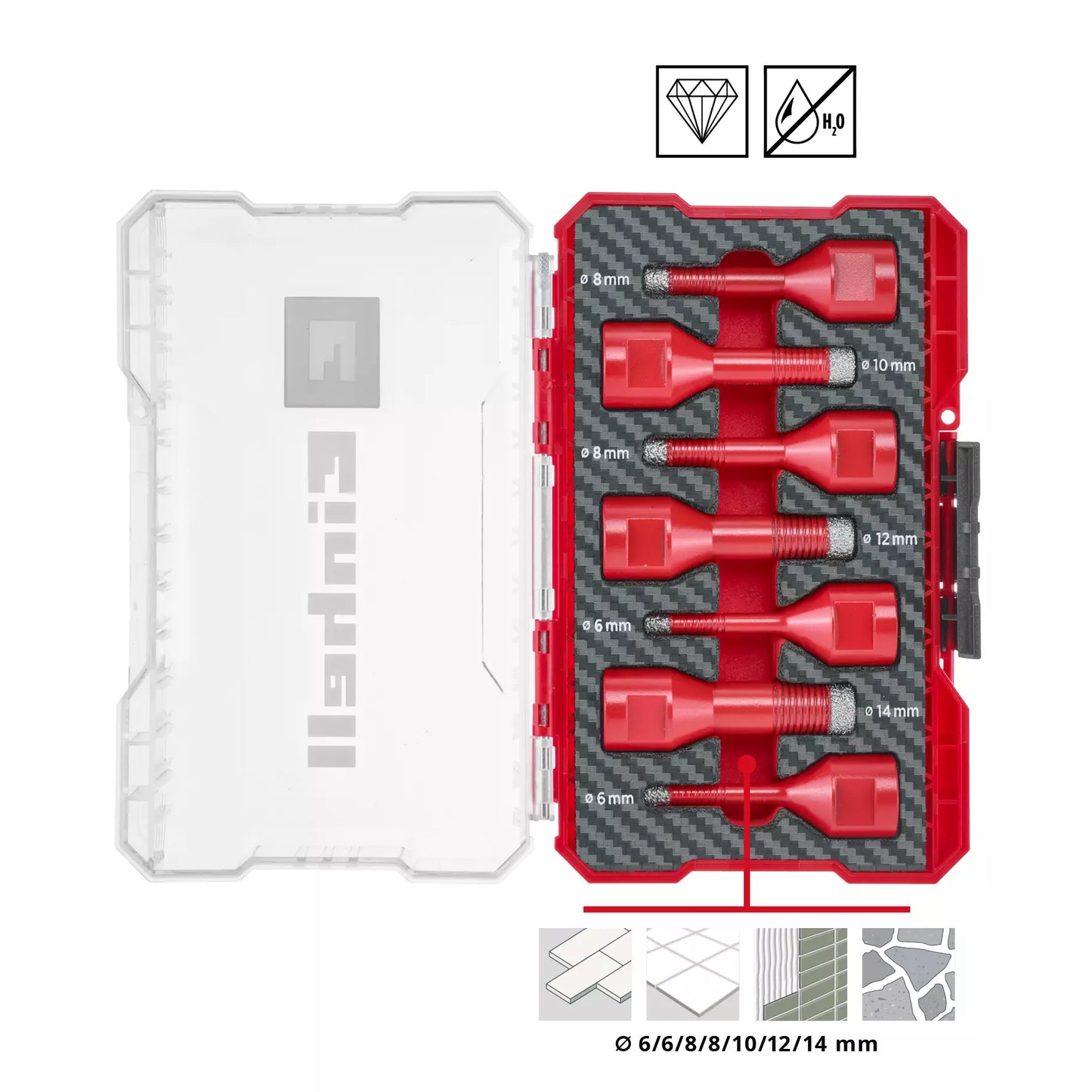 Coffret de 7 forets M-CASE LS Einhell 49500400