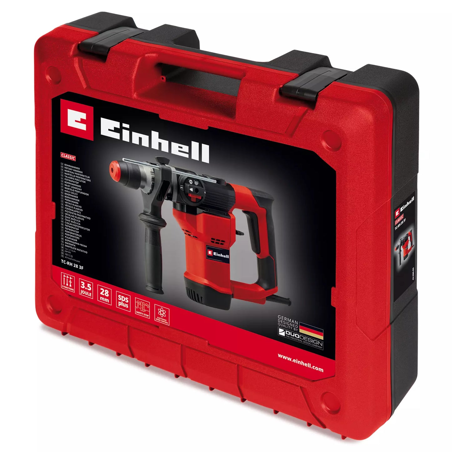 Perforateur SDS-Plus 950 W 3,5 J Einhell TC-RH 28 3F