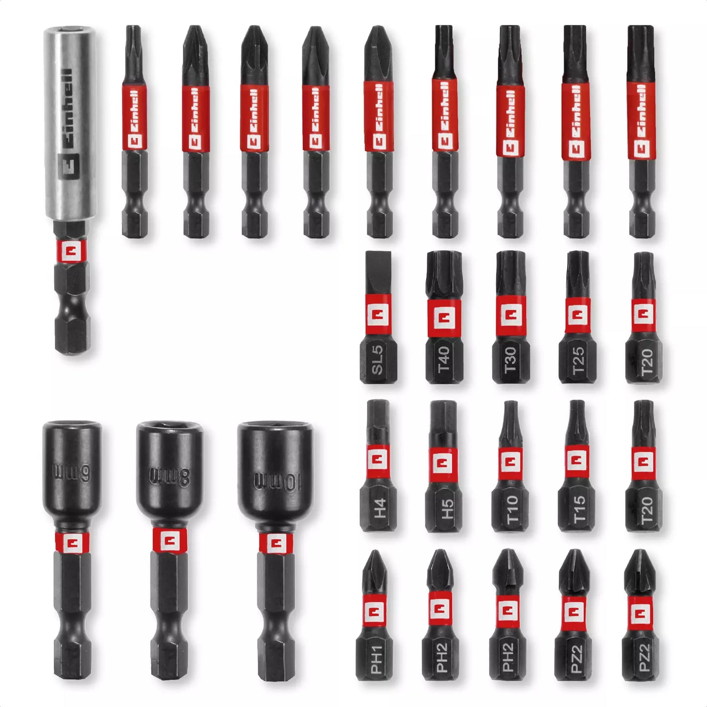 Coffret de douilles et d'embouts Einhell 49108703 S-CASE 28 pièces