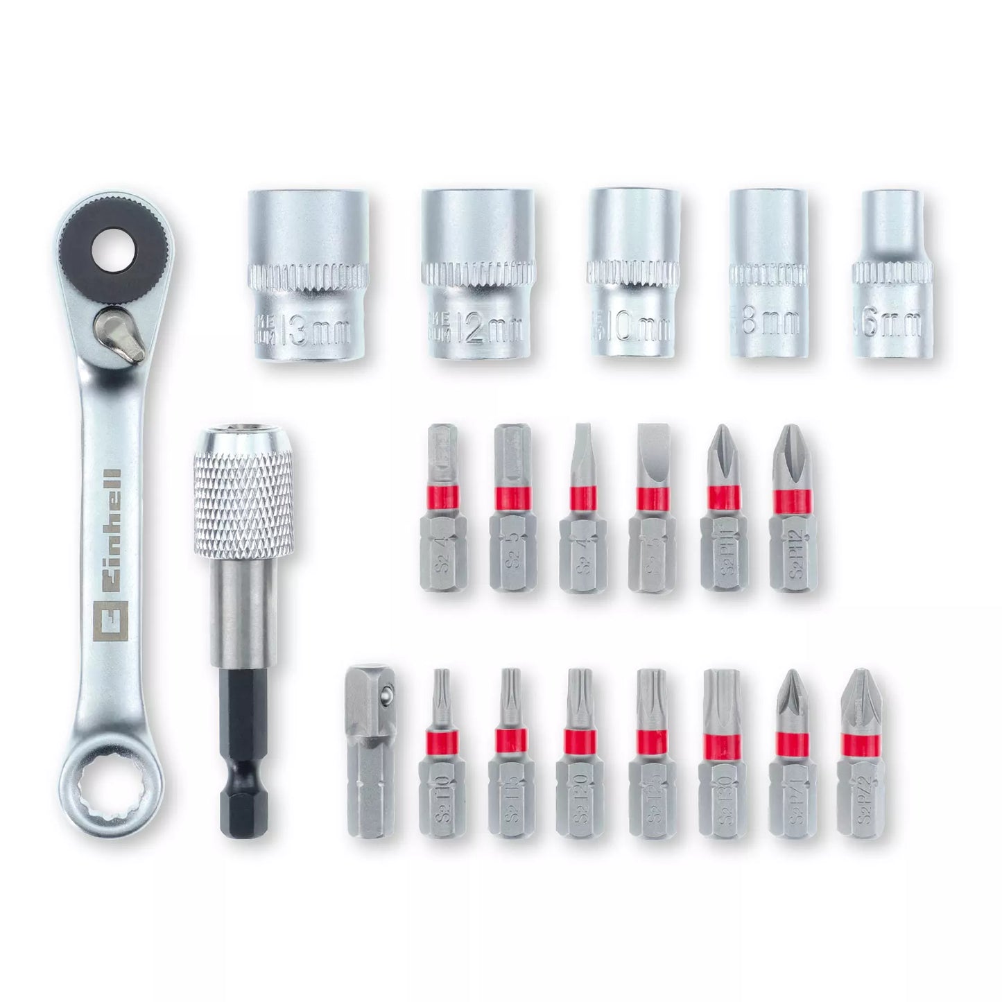 Coffret de douilles et d'embouts XS-CASE 21 pièces LS Einhell 49118683