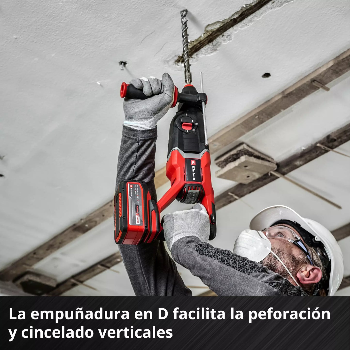 Marteau perforateur 18V SDS-Plus 2,6J avec coffret Einhell TP-HD 18/26 D Li BL - Solo