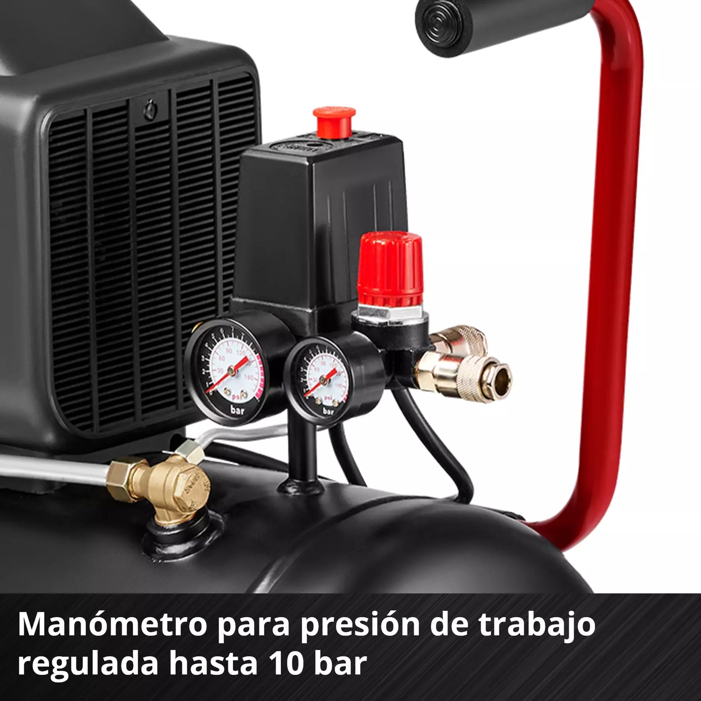 Compresseur d’air 50 L 1800 W Einhell TC-AC 270/50/10