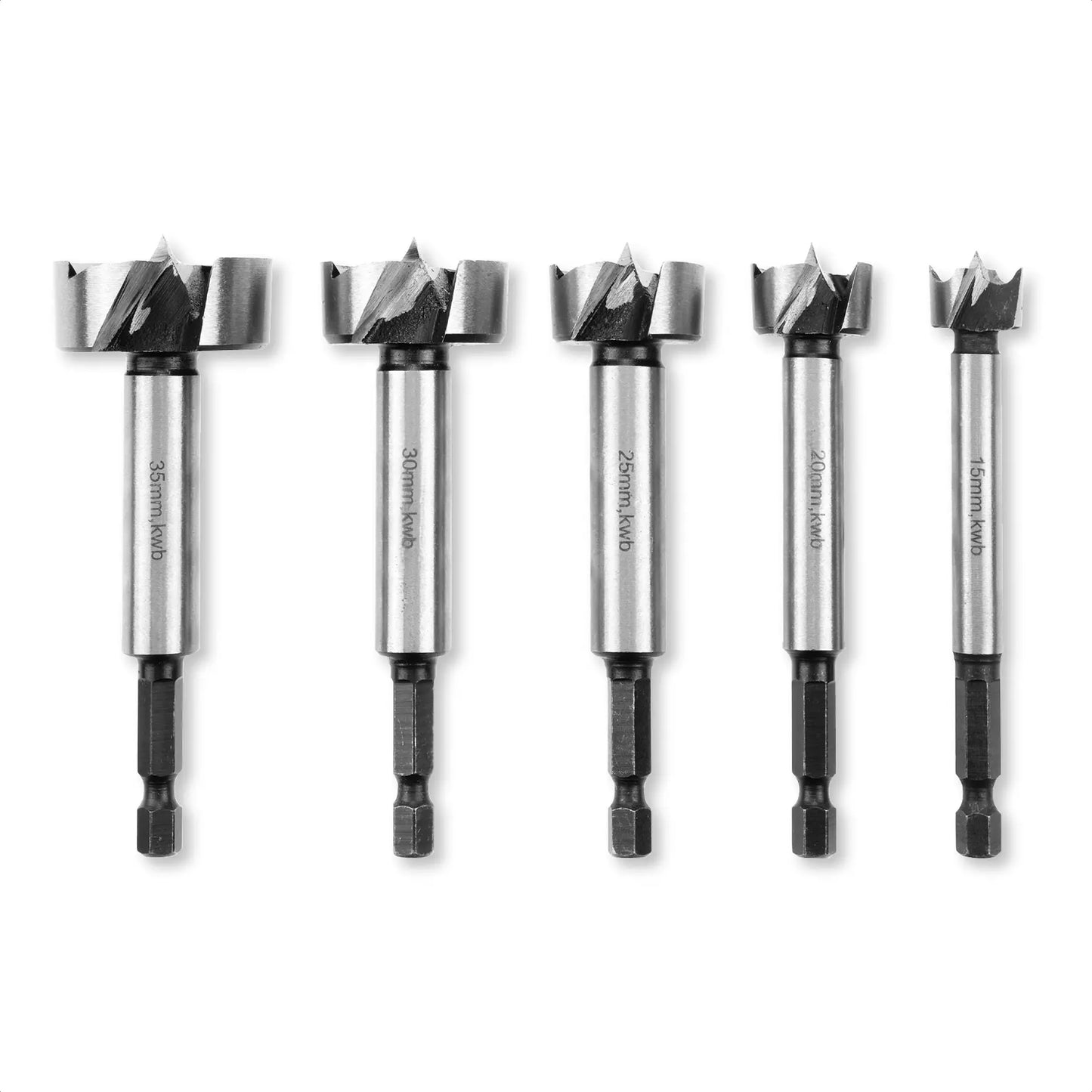 Jeu de forets pour charnières Einhell 49706003, 5 pièces